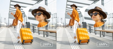 Kamera IP Hilook IPC-T260HA-LU Black kopułka 6MP Smart Hybrid Light HILOOK