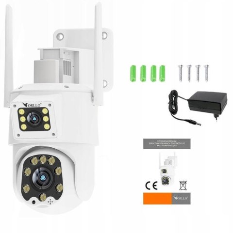 Kamera IP Orllo TZ8 Dual 4MP+4MP 4G SIM LTE Wi-Fi ORLLO