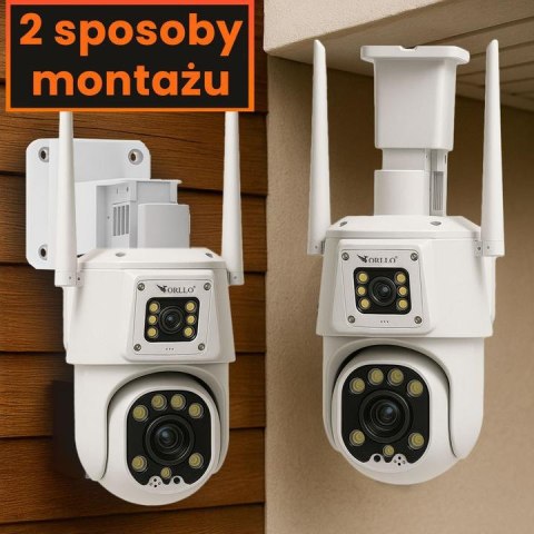 Kamera IP Orllo TZ8 Dual 4MP+4MP 4G SIM LTE Wi-Fi ORLLO