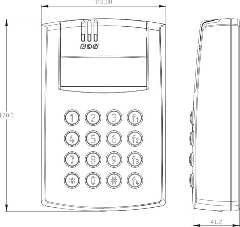 Kontroler dostępu ROGER PR602LCD-DT-I ROGER