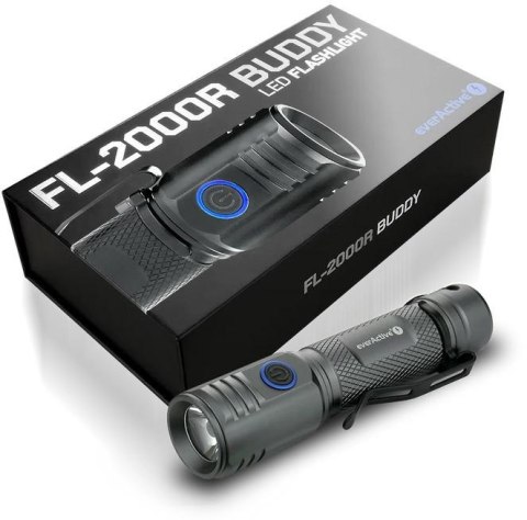 Latarka ręczna 20W LED everActive FL-2000R Buddy 2000 lumenów IPX4 EVERACTIVE