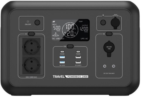 Przenośna stacja zasilania Volt Polska TRAVEL POWERBOX 2400 (1200W) 1008Wh VOLT POLSKA