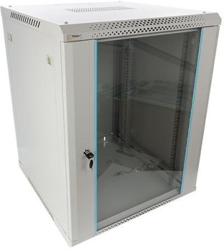 Szafa RACK Pulsar 15U / 19" wisząca do złożenia 600x600 szara PULSAR