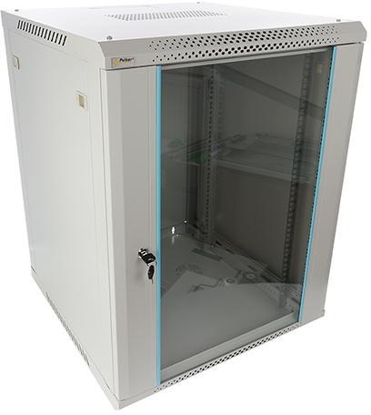 Szafa RACK Pulsar 15U / 19" wisząca do złożenia 600x600 szara PULSAR