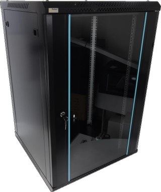 Szafa RACK Pulsar 18U / 19" wisząca do złożenia 600x600 czarna PULSAR