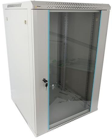 Szafa RACK Pulsar 18U / 19" wisząca do złożenia 600x600 szara PULSAR