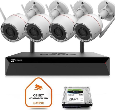 Zestaw do monitoringu Wi-Fi EZVIZ 4x H3c 2K+ 4MP EZVIZ