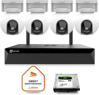 Zestaw do monitoringu Wi-Fi EZVIZ 4x HB8 2K+ (4MP) typ-C EZVIZ
