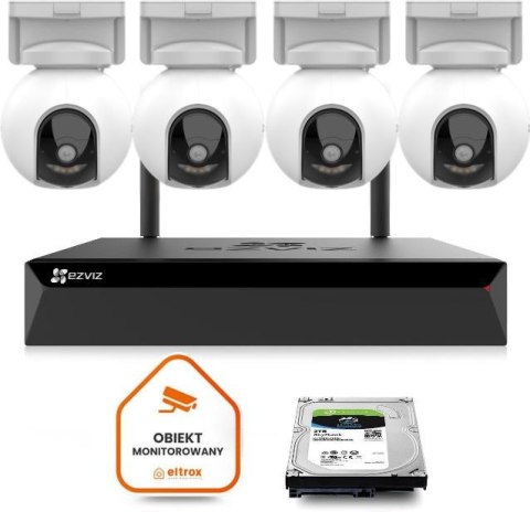 Zestaw do monitoringu Wi-Fi EZVIZ 4x HB8 2K+ (4MP) typ-C EZVIZ