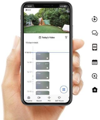 Zestaw do monitoringu Wi-Fi EZVIZ 4x HB8 2K+ (4MP) typ-C EZVIZ