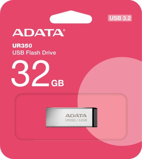 Adata Pendrive UR350 32GB USB3.2 Gen1 Metal czarny ADATA