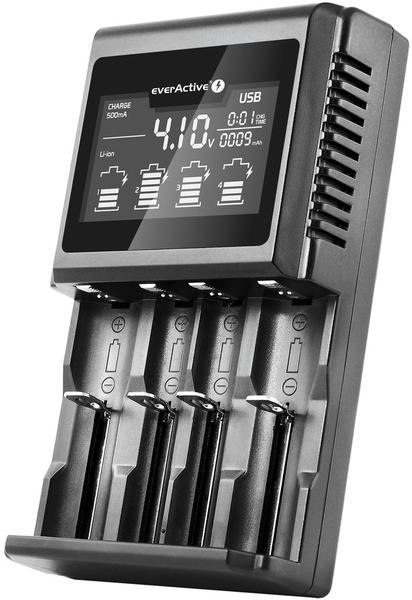 Ładowarka do akumulatorków cylindrycznych Li-ion oraz Ni-MH everActive UC-4000 EVERACTIVE