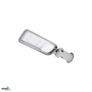 Oprawa uliczna LED JAZMIN 50W 4000K 6750LM IP65 JASNOSZARA BEMKO