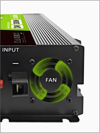 PRZETWORNICA NAPIĘCIA Green Cell PowerInverter LCD 24V / 230V 3000/6000W CZYSTA SINUSOIDA GREEN CELL