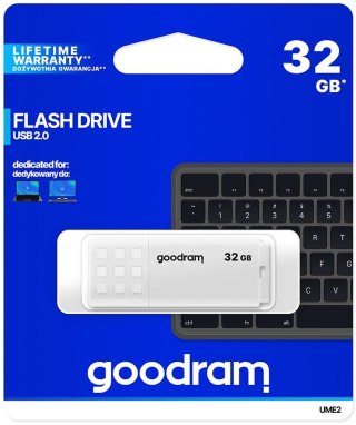 Pendrive Goodram UME2 32GB USB 2.0 Biały GOODRAM