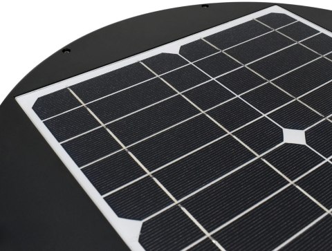 SOLARNA OPRAWA PARKOWA LED SOLUM 20W 2200LM 3000-4000K IP65 CZARNA BEMKO