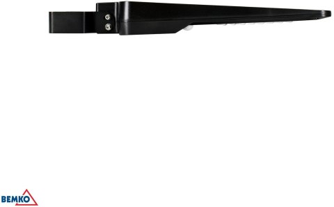 SOLARNA OPRAWA ULICZNA LED SOLGER 20W 3000LM 3000/4000/6000K IP65 CZARNA CZ. PIR BEMKO