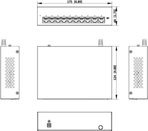 Switch Hikvision DS-XS10-P HIKVISION