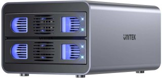 Unitek Obudowa RAID do dysku SATA 2.5''/3.5'' 4 tryby 40TB USB C 10Gb/s UNITEK