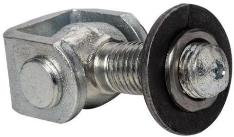 Zawias PSG 61.012.01 do wspawania - gwint M16 (regulowany, ucho ocynkowane) PSG