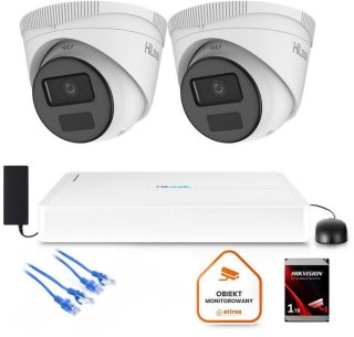 Zestaw monitoringu Hilook 2x kamera IPC-T221H-C z dyskiem 1TB HILOOK