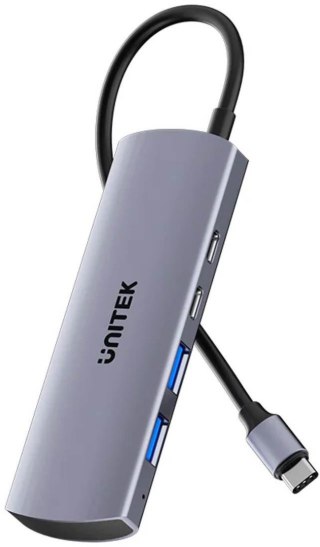 Hub USB-C Unitek Hub 4w1 USB-C 10 Gbps, 2x USB-A i 2x USB-C UNITEK