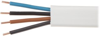 Przewód elektryczny drut płaski YDYp 450/750V 4x1,5mm2 ELEKTROKABEL 100m ELEKTROKABEL
