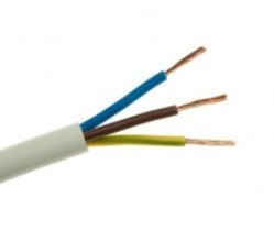 Przewód elektryczny linka H03VV-F OMY 3x1mm2 300V ELEKTROKABEL biały 100m ELEKTROKABEL