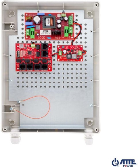 SWITCH POE 5-PORTOWY Z ZASILANIEM BUFOROWYM ATTE IPUPS-5-11-XL2 ATTE