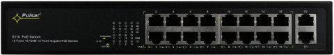 Switch PULSAR 16-portowy S116 do 16 kamer IP PULSAR