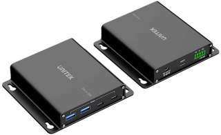 Unitek Przedłużacz USB 5 Gb/s 100 m przez Ethernet z hubem UNITEK