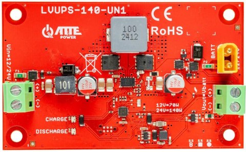 Uniwersalny moduł buforowy do instalacji samochodowej 12V/24V ATTE LVUPS-140-UN1-OF ATTE