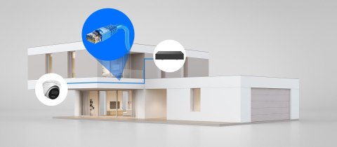 Zestaw monitoringu IP Hilook 8x kamer IPC-T260HA-LU 6MP Smart-hybrid Light HILOOK