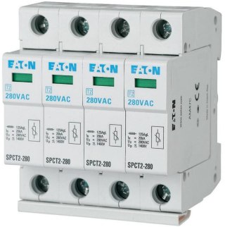 EATON OGRANICZNIK PRZEPIĘĆ T2 C 4P 4M 20/40KA 1.4KV TN, TNS, TNCS SPCT2-280/4 EATON
