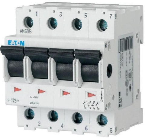 EATON ISOLATING SWITCH MODULAR 63A 4Z 4P 4M 415V AC IS- 63/4 EATON