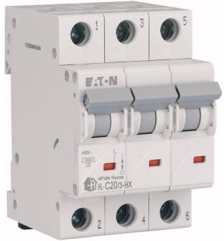 EATON WYŁĄCZNIK NADPRĄDOWY C 20A 3P 3M 6KA HN-C20/3 EATON
