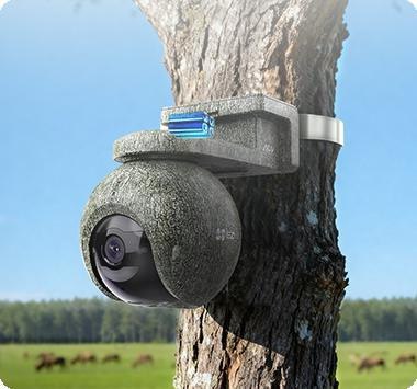 Kamera IP Ezviz EB8 PRO 4G Ranger Kit 8MP z panelem słonecznym 8W 4G Wi-Fi moro EZVIZ