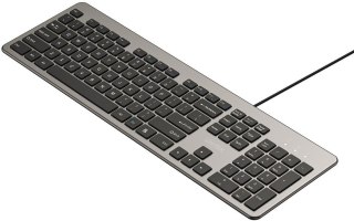 Klawiatura przewodowa Unitek SlimTap USB-A, szara UNITEK