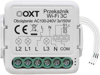 Moduł OXT mini przekaźnik 3 obwody WiFi TUYA T223 OXT