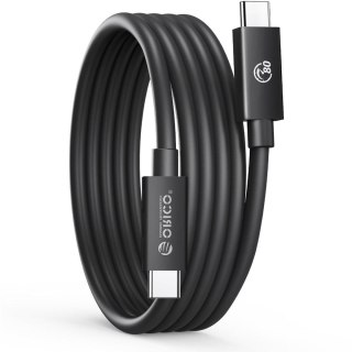 Orico Przewód Thunderbolt 5 USB-C 80Gbps, 240W, 8K@60Hz, 1,5m, czarny ORICO