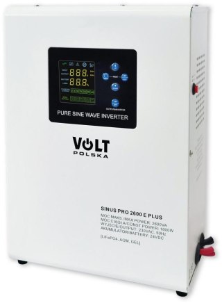 Przetwornica VOLT POLSKA SINUSPRO 2600 E PLUS 24/230V (1800/2600W) [AGM, GEL, LiFePO4] VOLT POLSKA