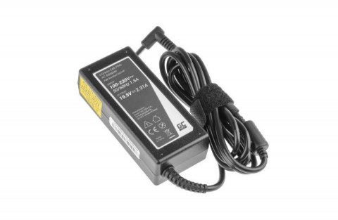 ZASILACZ ŁADOWARKA DO LAPTOPA HP Green Cell PRO AD74P 19,5V 2,31A 45W 4,5mm/3,0mm GREEN CELL