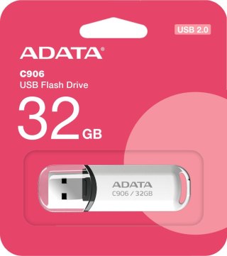 Adata Pendrive C906 32GB USB2.0 białe ADATA
