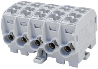 Blok rozdzielczy - odgałęźny Al/Cu 80150 SIMBLOCK szary SCB 25-5X 81500002 SIMET