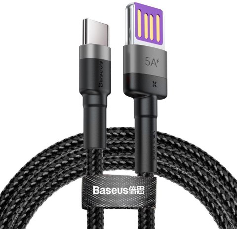 KABEL USB-A / USB-C Baseus Cafule CATKLF-PG1 100cm SuperCharge 40W 5A QC 3.0 W OPLOCIE BASEUS