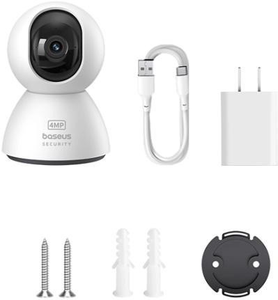 Kamera Baseus Security P1 3K (wersja EU) - biała S0TV012132 BASEUS