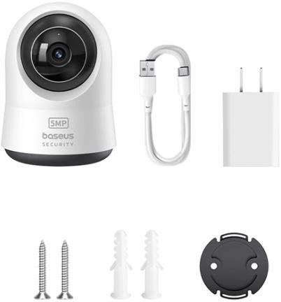 Kamera Baseus Security P1 Pro 3K (wersja EU) - biała S0TV022132 BASEUS