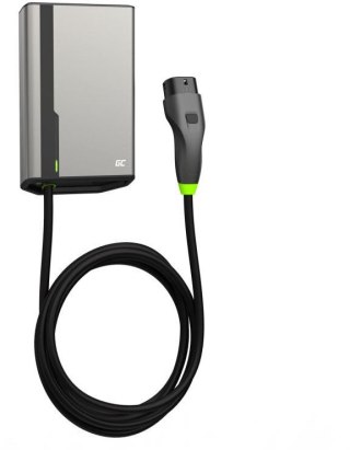 ŁADOWARKA EV Wallbox Green Cell HabuDen EVGC021B2250 22kW TYPE 2 5M GC App NFC BT Wi-Fi GREEN CELL