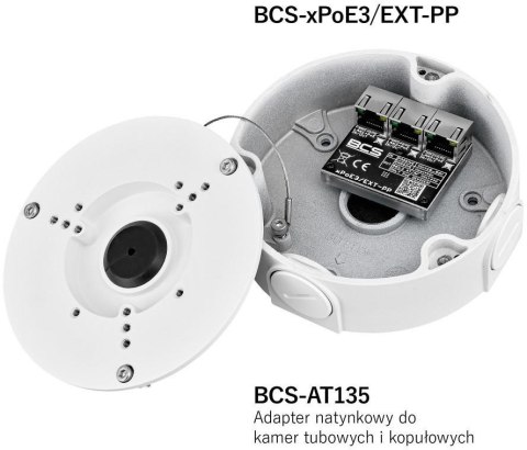 Switch POE BCS POWER BCS-xPoE3/EXT-PP BCS