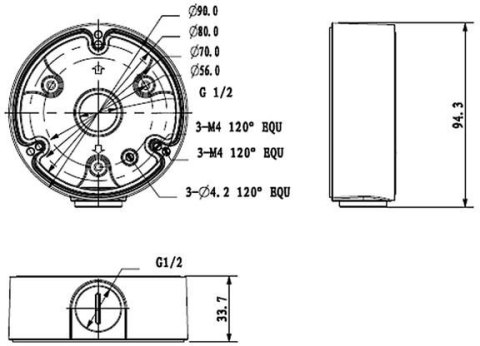 UCHWYT KAMERY STG-PFA135 DELTA